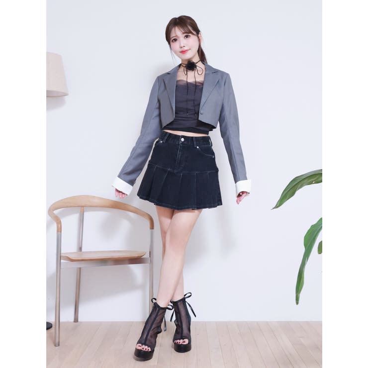 レイヤードデザインジャケット（セットアップ可能） | EATME | 詳細画像10 