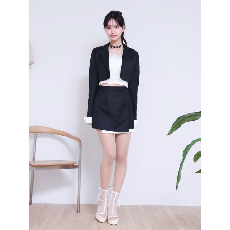 レイヤードデザインジャケット（セットアップ可能） | EATME | 詳細画像14 