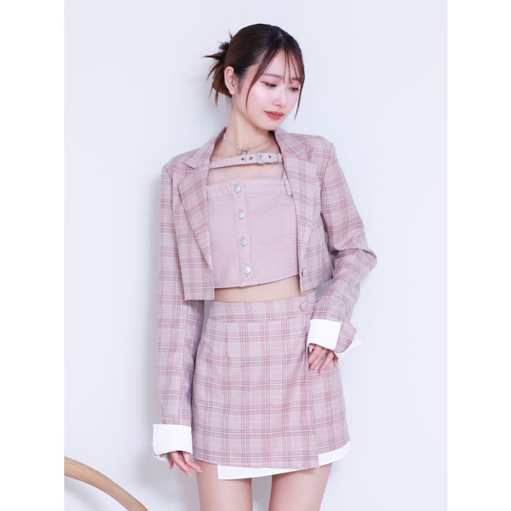 レイヤードデザインジャケット（セットアップ可能） | EATME | 詳細画像15 