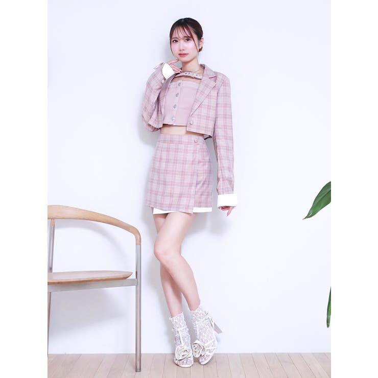 レイヤードデザインジャケット（セットアップ可能） | EATME | 詳細画像16 