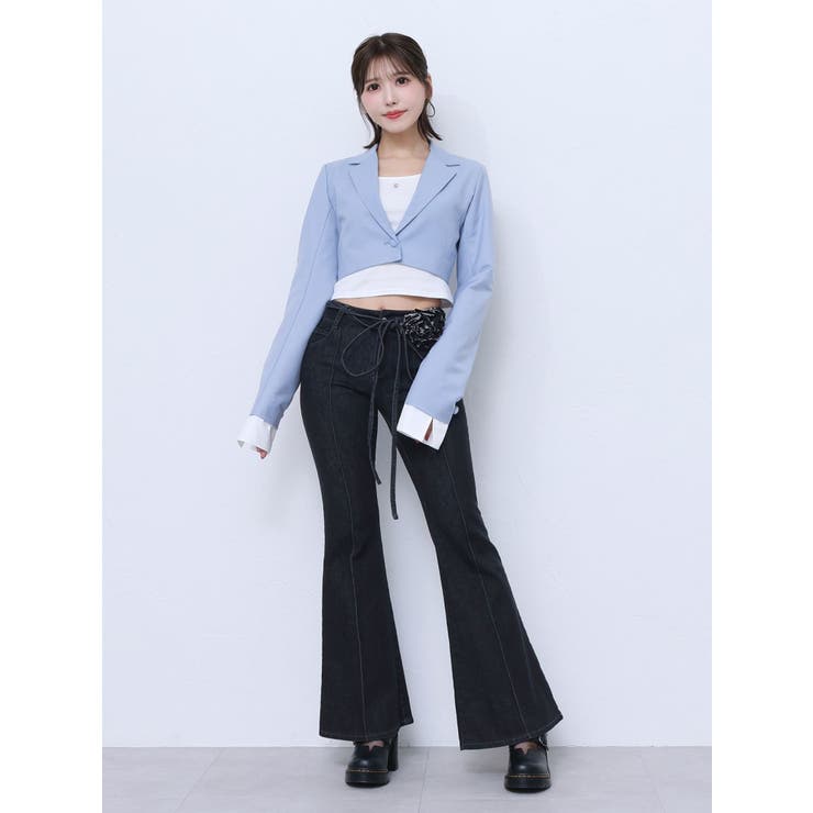 レイヤードデザインジャケット（セットアップ可能） | EATME | 詳細画像31 