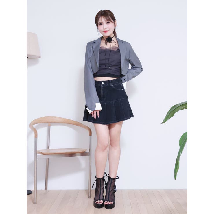 レイヤードデザインジャケット（セットアップ可能） | EATME | 詳細画像9 