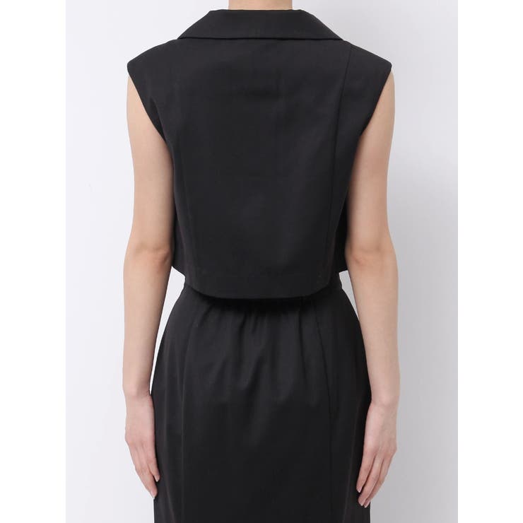 ラインショートベスト（セットアップ可能） | EATME | 詳細画像10 