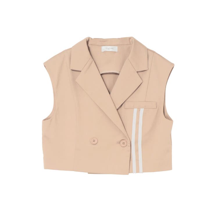 ラインショートベスト（セットアップ可能） | EATME | 詳細画像25 