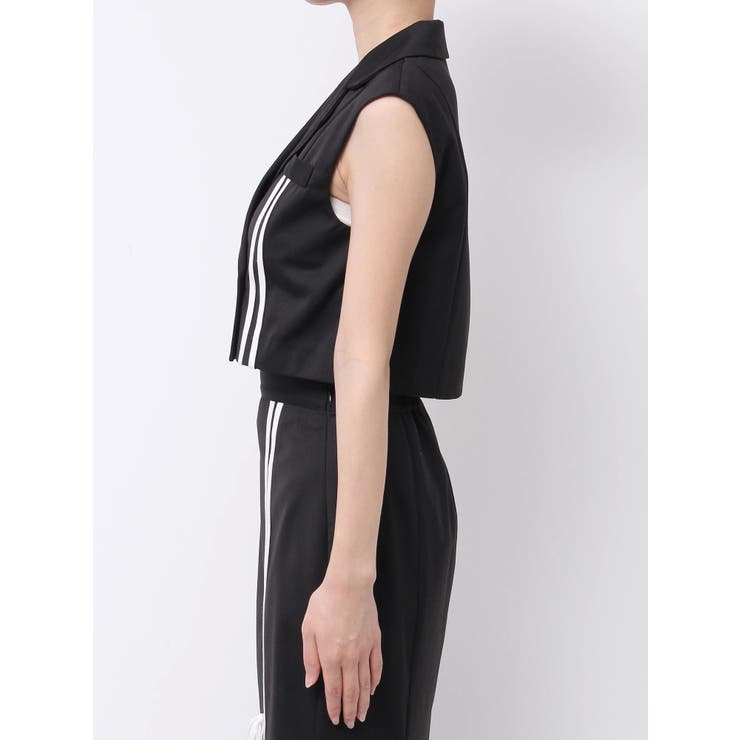 ラインショートベスト（セットアップ可能） | EATME | 詳細画像9 