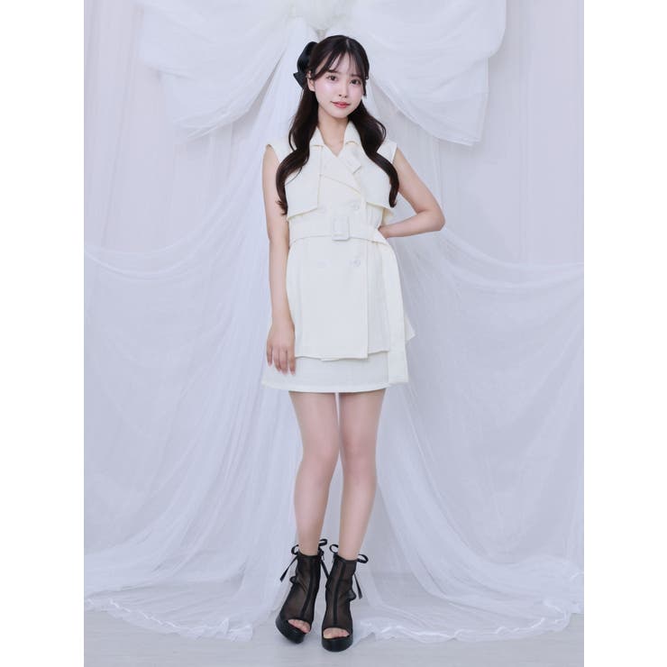 ツイードプリーツベスト&スカートSet | EATME | 詳細画像11 