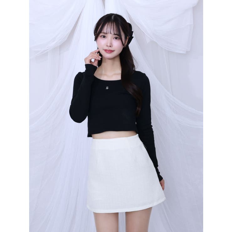 ツイードプリーツベスト&スカートSet | EATME | 詳細画像13 