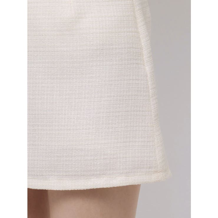 ツイードプリーツベスト&スカートSet | EATME | 詳細画像31 