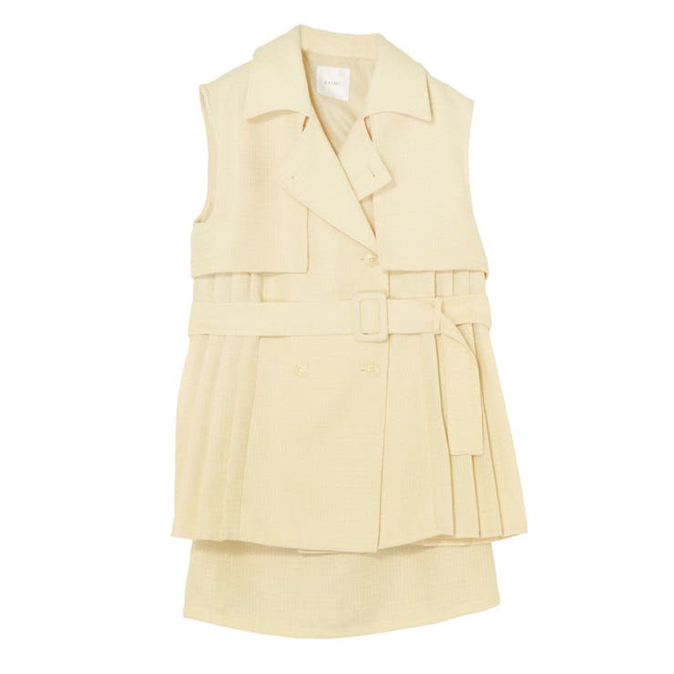 ツイードプリーツベスト&スカートSet | EATME | 詳細画像43 