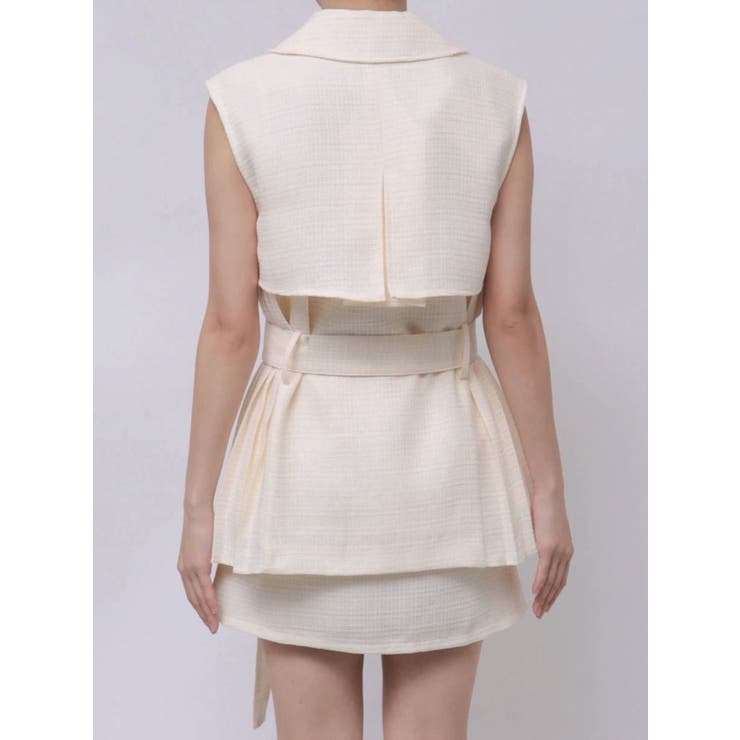 ツイードプリーツベスト&スカートSet | EATME | 詳細画像46 