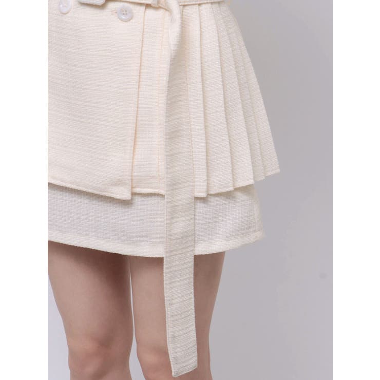 ツイードプリーツベスト&スカートSet | EATME | 詳細画像50 