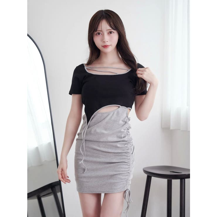 カットアウトカットワンピース | EATME | 詳細画像2 