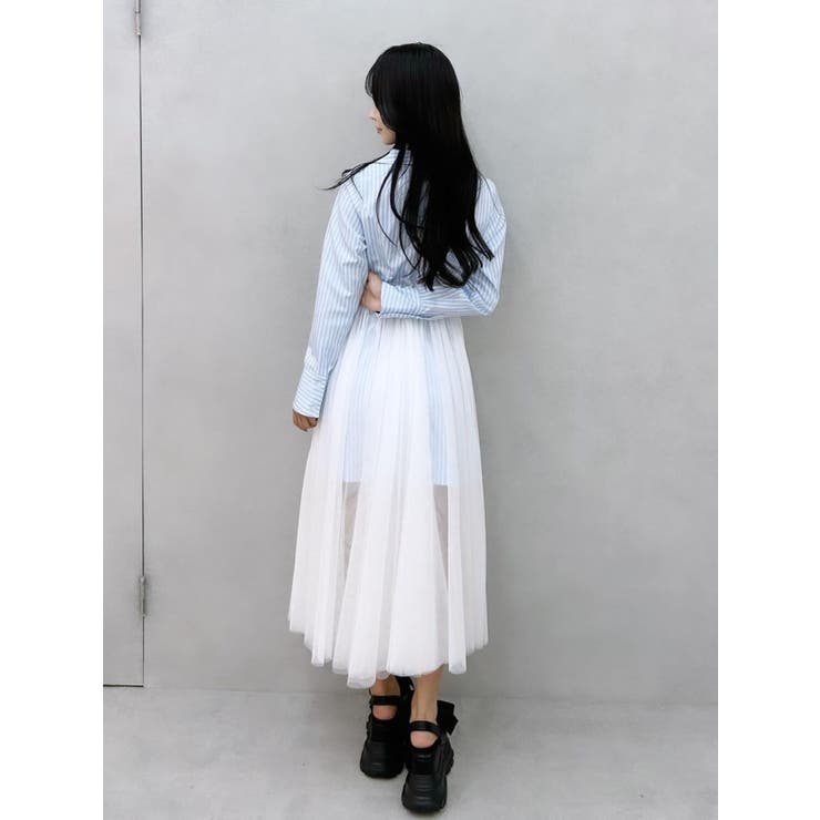 チュールドッキングシャツワンピース | EATME | 詳細画像13 