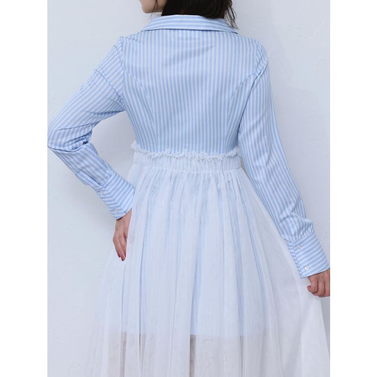 チュールドッキングシャツワンピース | EATME | 詳細画像21 