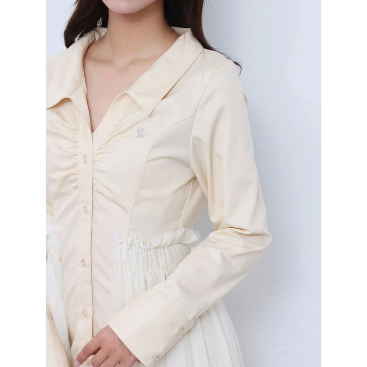 チュールドッキングシャツワンピース | EATME | 詳細画像22 