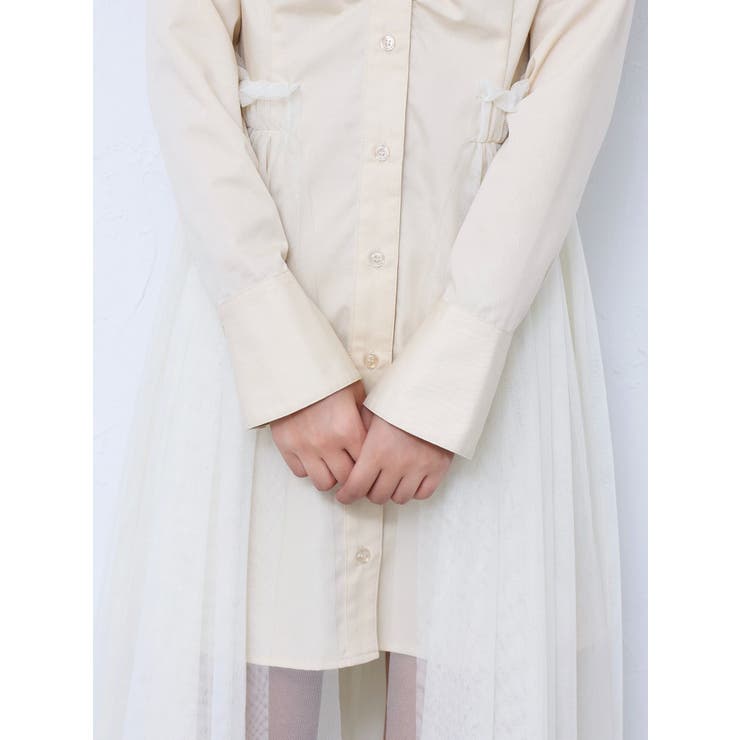 チュールドッキングシャツワンピース | EATME | 詳細画像25 