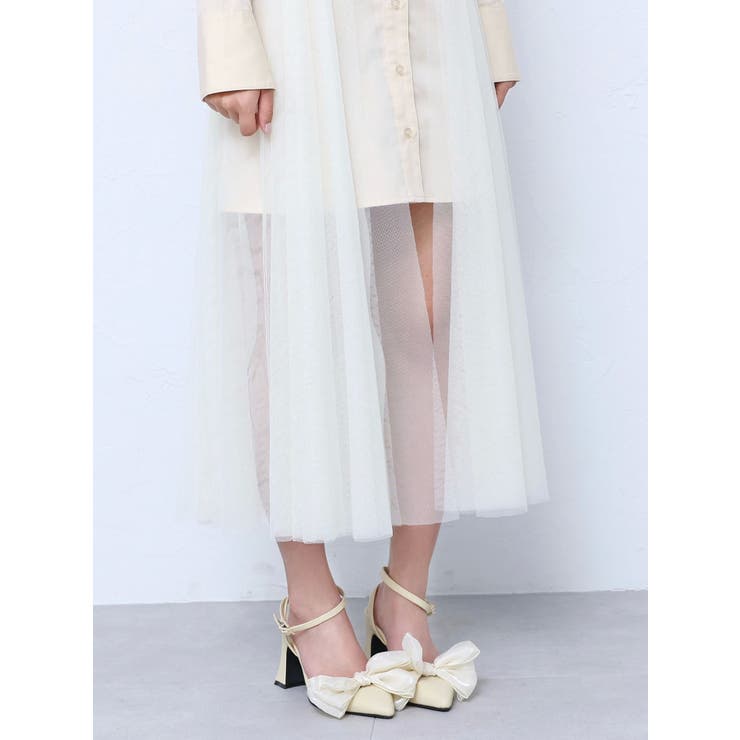 チュールドッキングシャツワンピース | EATME | 詳細画像26 