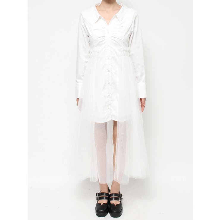 チュールドッキングシャツワンピース | EATME | 詳細画像27 