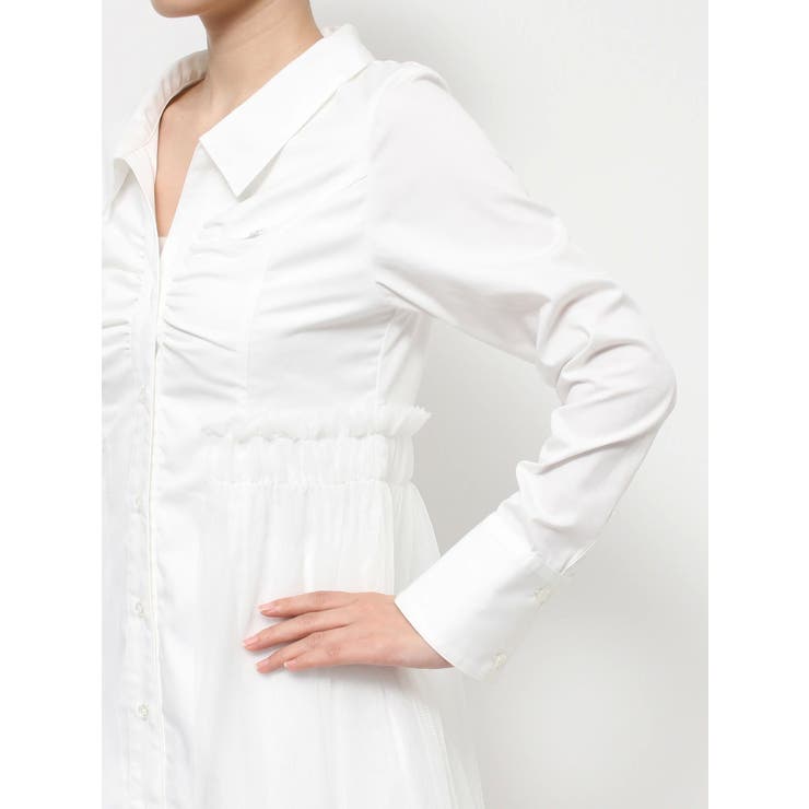 チュールドッキングシャツワンピース | EATME | 詳細画像31 