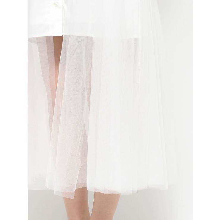 チュールドッキングシャツワンピース | EATME | 詳細画像32 