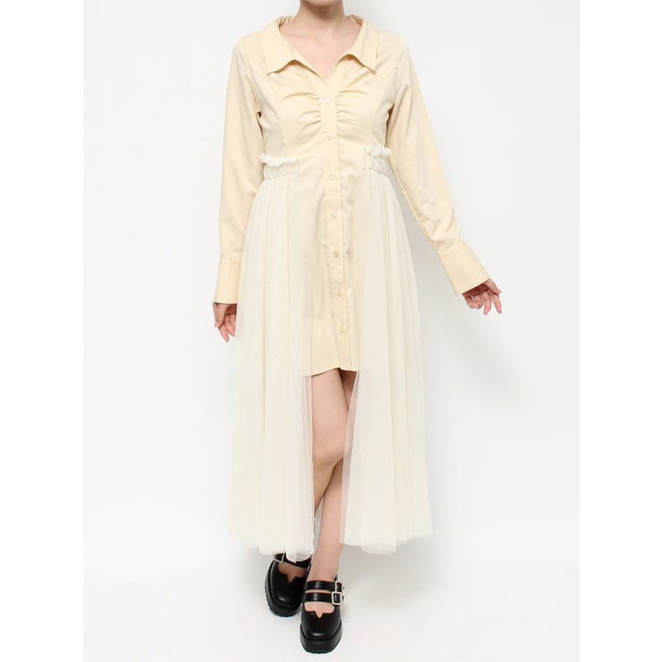 チュールドッキングシャツワンピース | EATME | 詳細画像38 