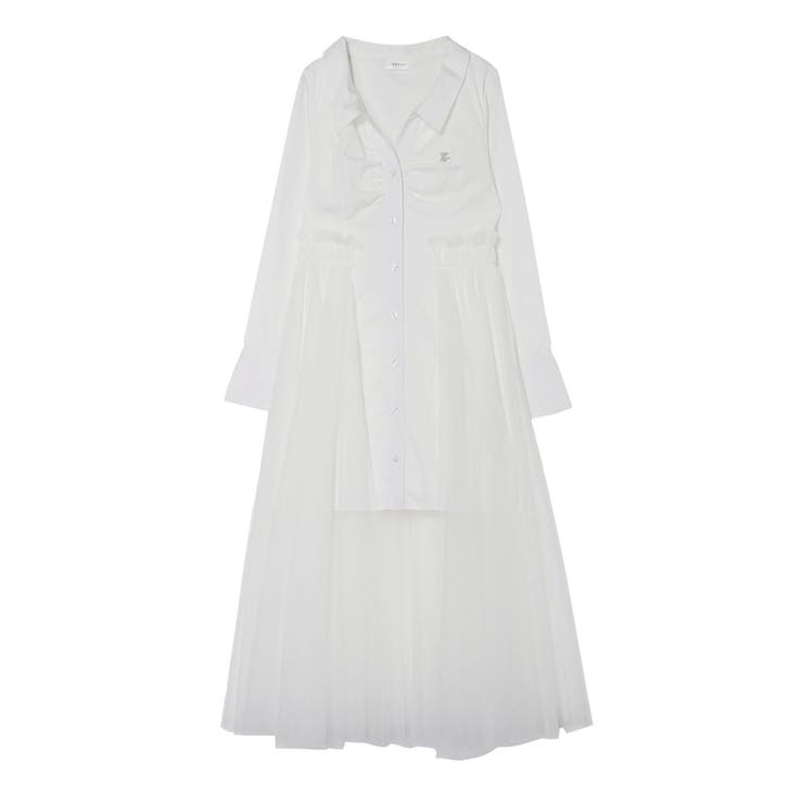 チュールドッキングシャツワンピース | EATME | 詳細画像46 