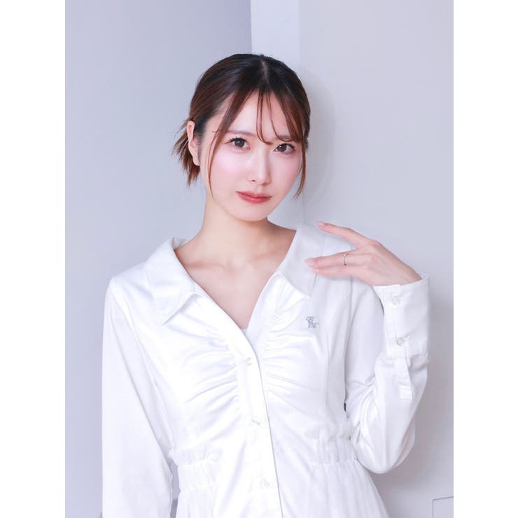 チュールドッキングシャツワンピース | EATME | 詳細画像8 