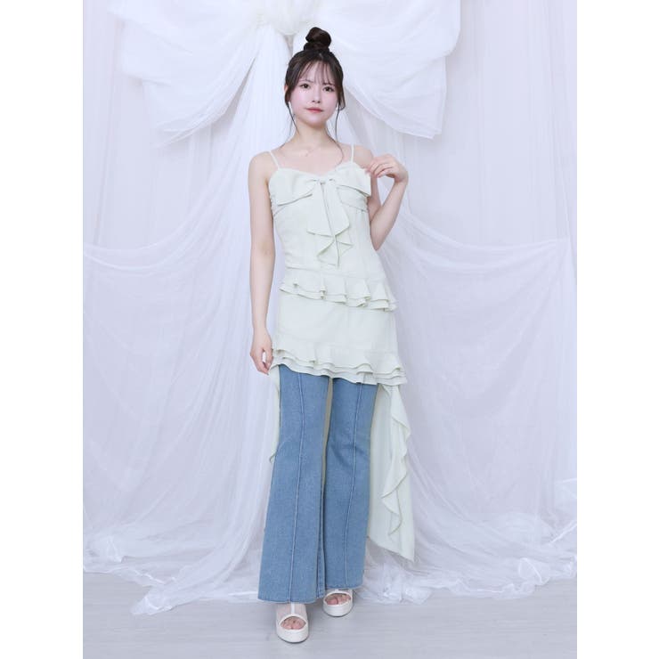 ラッフルアシンメトリーワンピース | EATME | 詳細画像13 