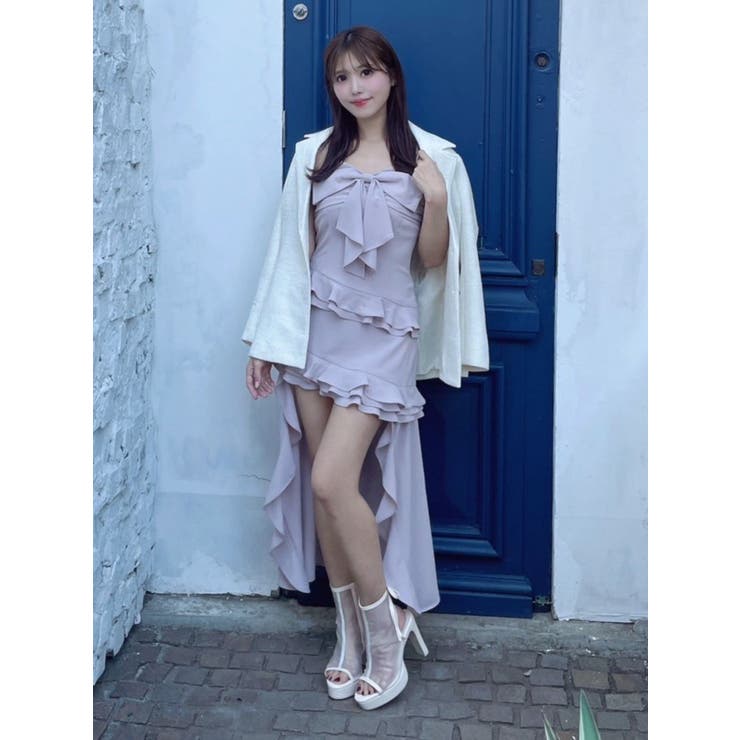 ラッフルアシンメトリーワンピース | EATME | 詳細画像20 