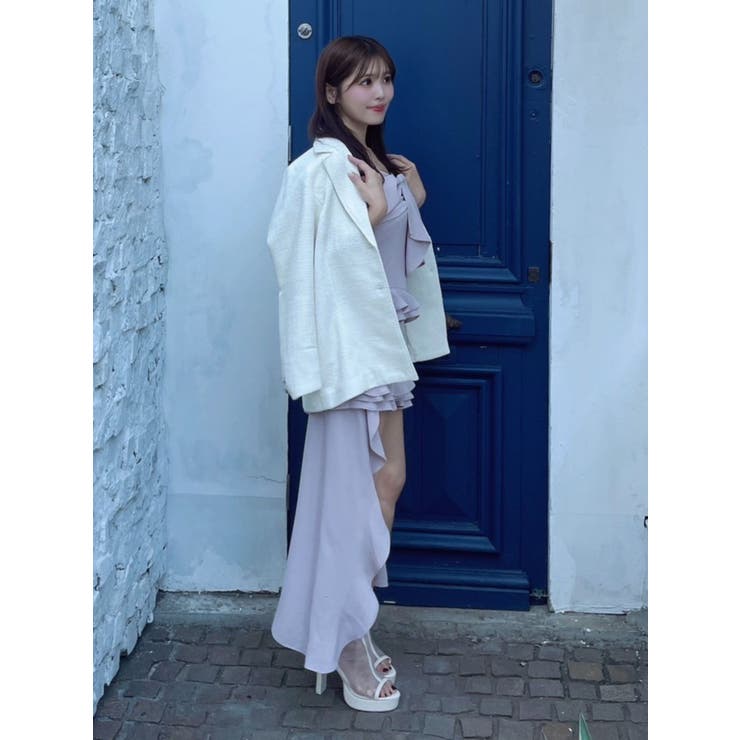 ラッフルアシンメトリーワンピース | EATME | 詳細画像21 