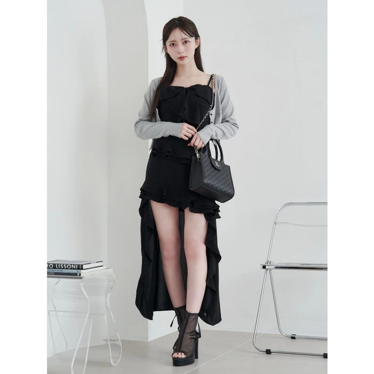 ラッフルアシンメトリーワンピース | EATME | 詳細画像45 