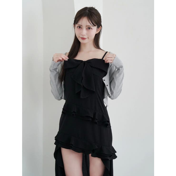 ラッフルアシンメトリーワンピース | EATME | 詳細画像46 