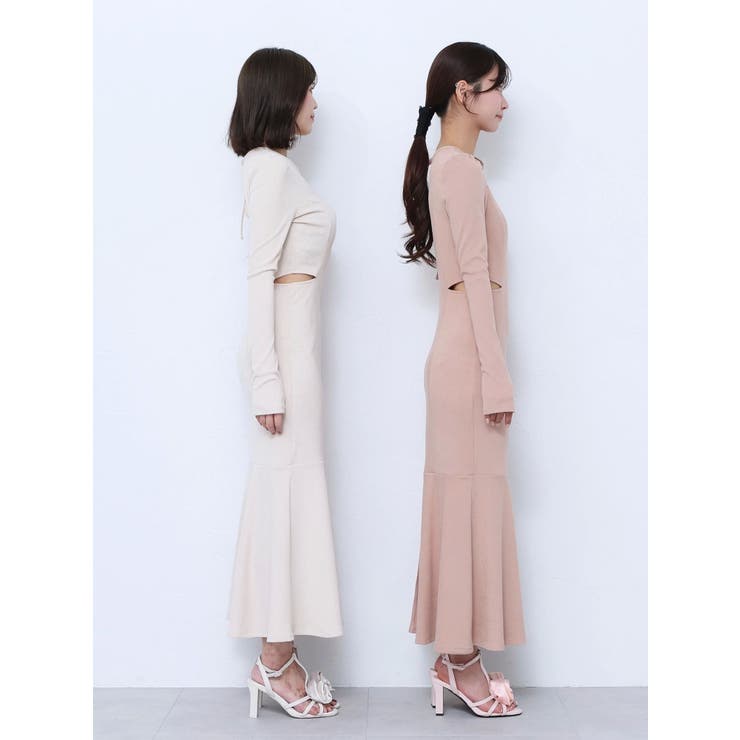 リボンカットアウトマーメイドワンピース | EATME | 詳細画像18 