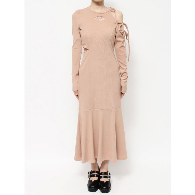 リボンカットアウトマーメイドワンピース | EATME | 詳細画像21 