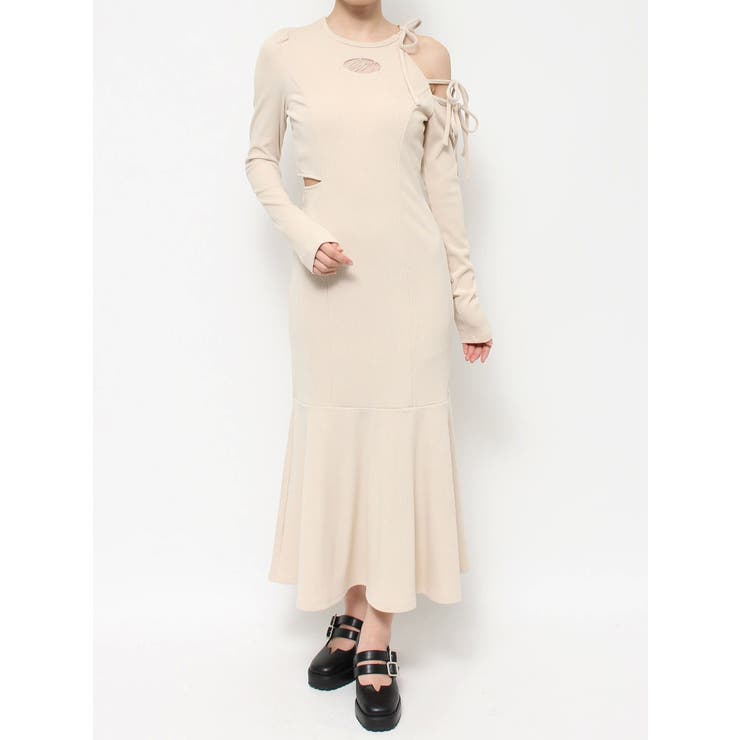 リボンカットアウトマーメイドワンピース | EATME | 詳細画像31 