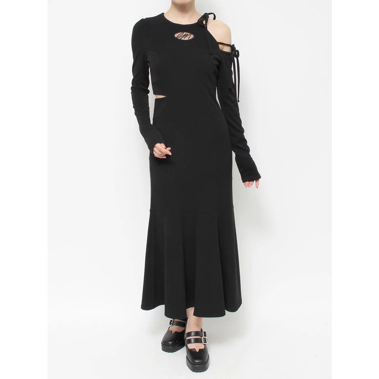 リボンカットアウトマーメイドワンピース | EATME | 詳細画像44 