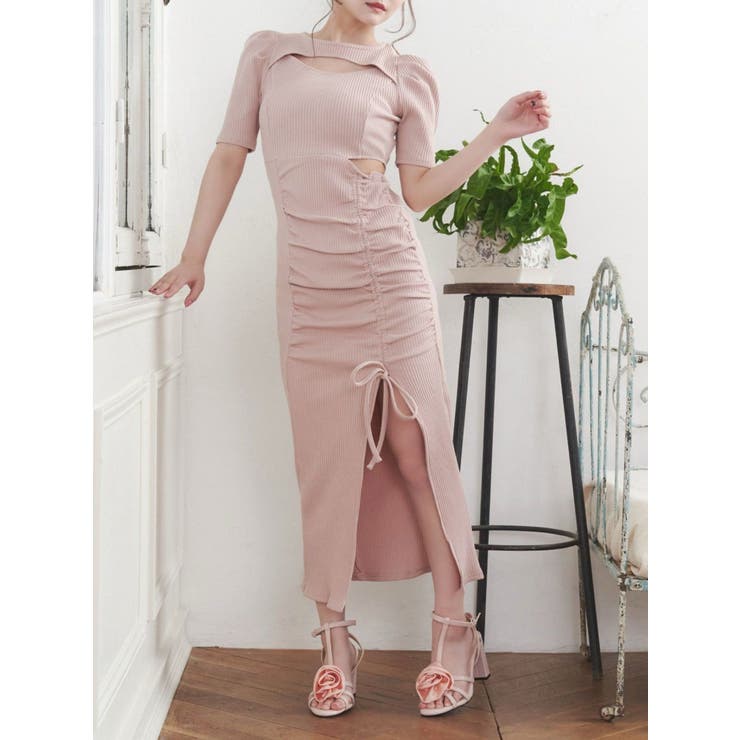 新色追加】デコルテリブワンピース[品番：MKSW0063249]｜EATME