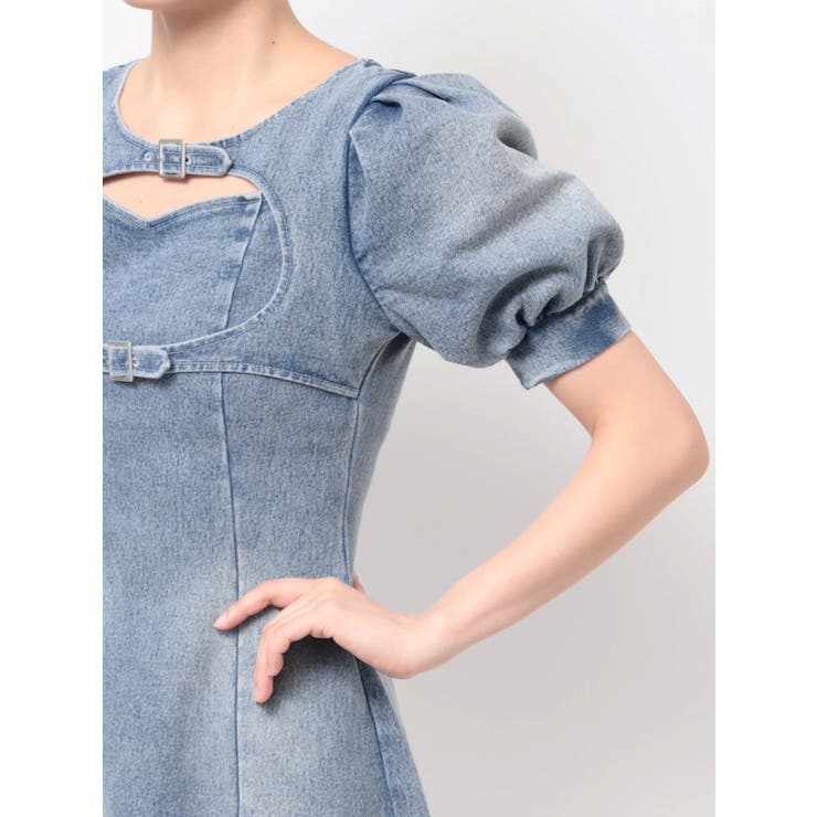 ダブルベルトデザインデニムワンピース | EATME | 詳細画像11 