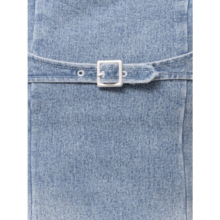 ダブルベルトデザインデニムワンピース | EATME | 詳細画像15 