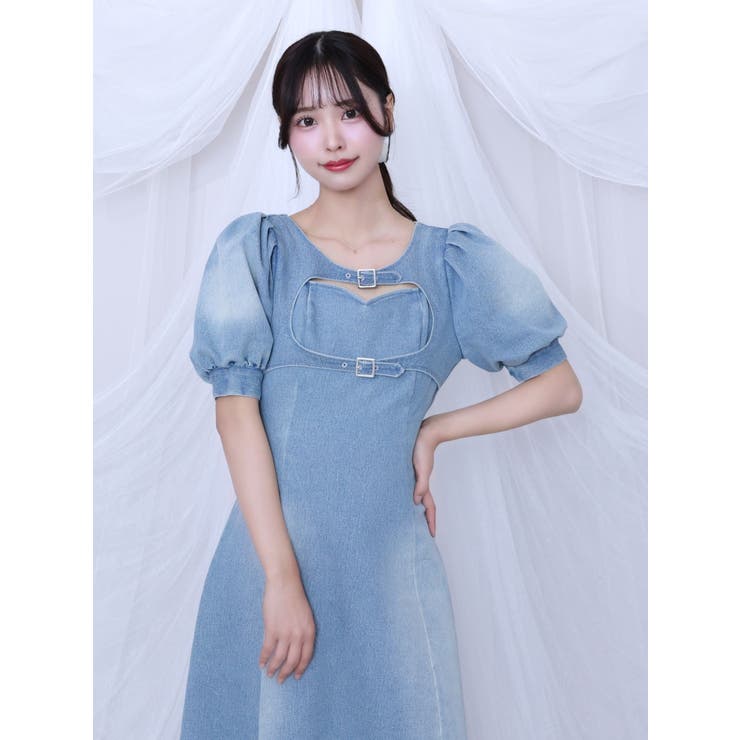 ダブルベルトデザインデニムワンピース | EATME | 詳細画像21 