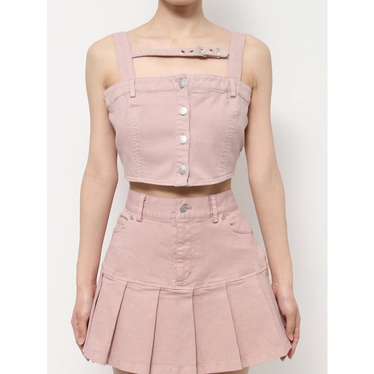 ベルトデニムビスチェ（セットアップ可能） | EATME | 詳細画像22 