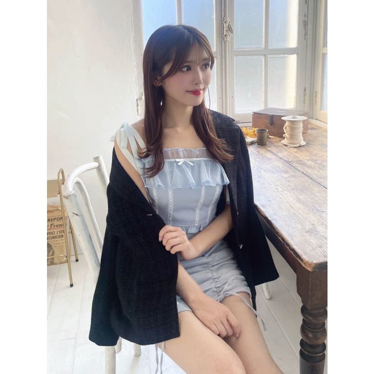 ショルダーリボンベアビスチェ | EATME | 詳細画像17 