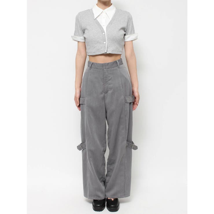 サイドベルトワイドパンツ | EATME | 詳細画像20 