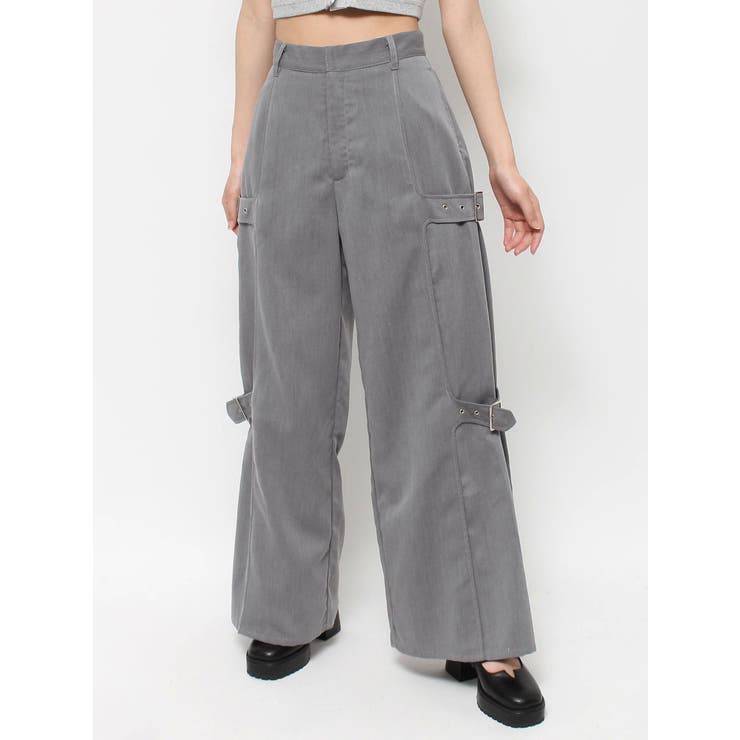 サイドベルトワイドパンツ | EATME | 詳細画像24 