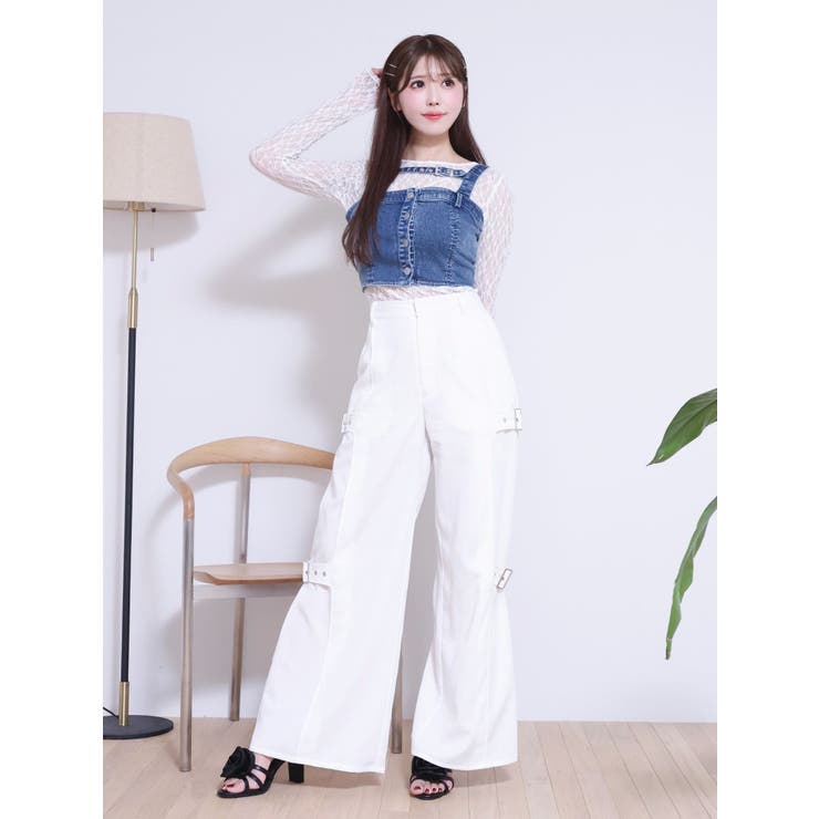 サイドベルトワイドパンツ | EATME | 詳細画像6 