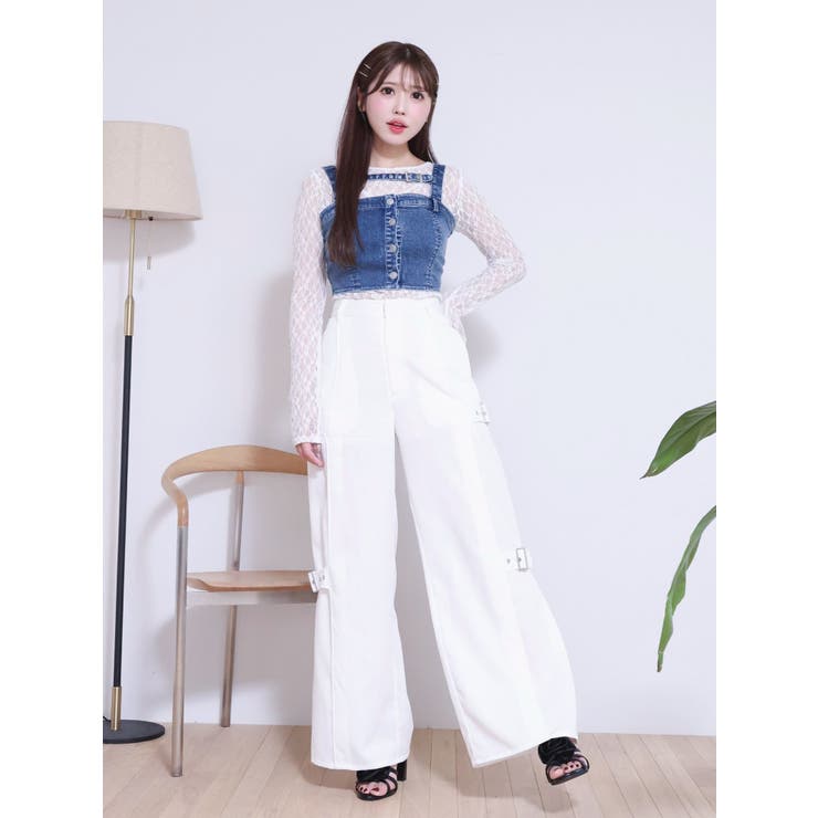 サイドベルトワイドパンツ | EATME | 詳細画像7 