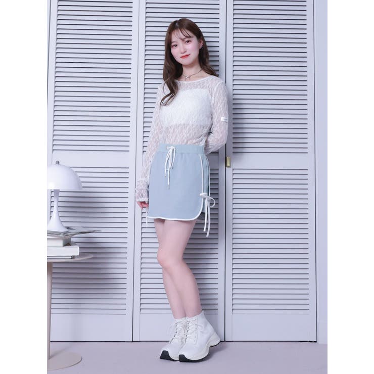 リボンスウェットミニスカパン（セットアップ可能） | EATME | 詳細画像11 