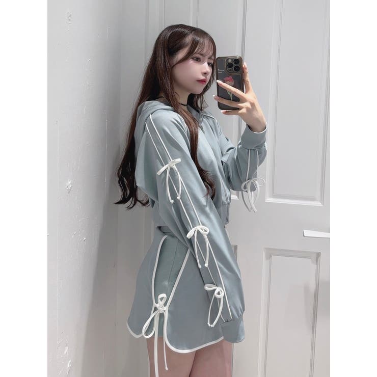 リボンスウェットミニスカパン（セットアップ可能） | EATME | 詳細画像16 