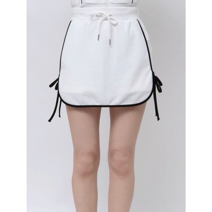 リボンスウェットミニスカパン（セットアップ可能）[品番