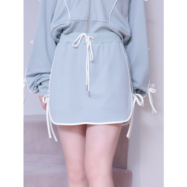 リボンスウェットミニスカパン（セットアップ可能） | EATME | 詳細画像3 